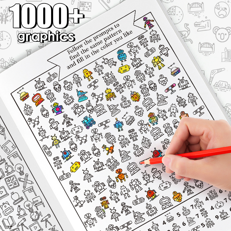 Food And Snacks Coloring Book - Interactive Book with Hidden Patterns |