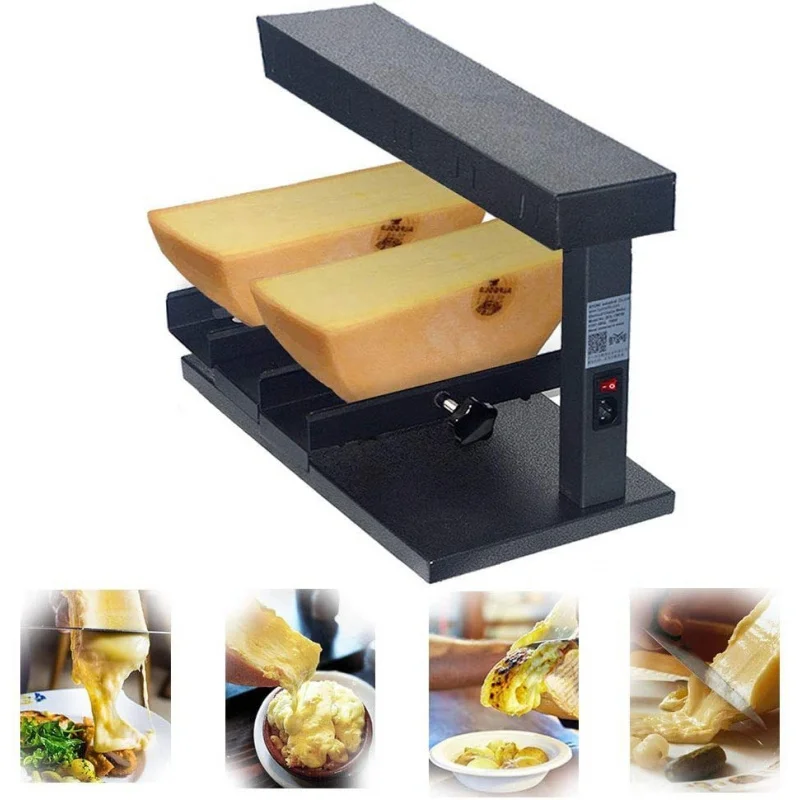 Food & Snacks Pdf - Commercial Double Wheel Cheese Raclette Melter
