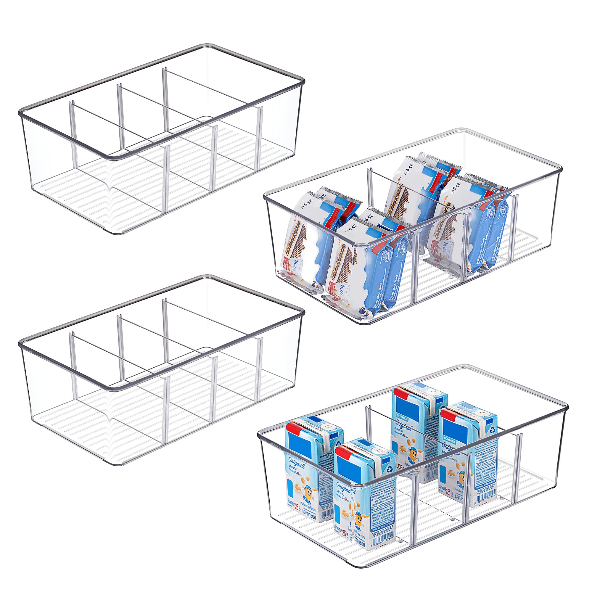 4 Compartment Food Storage Org - огляд і ціна Food Snacks Packets