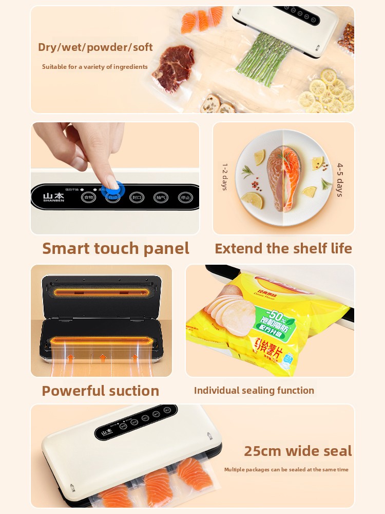 Mini Vacuum Sealer Machine Aut - огляд і ціна Snacks Food Usa