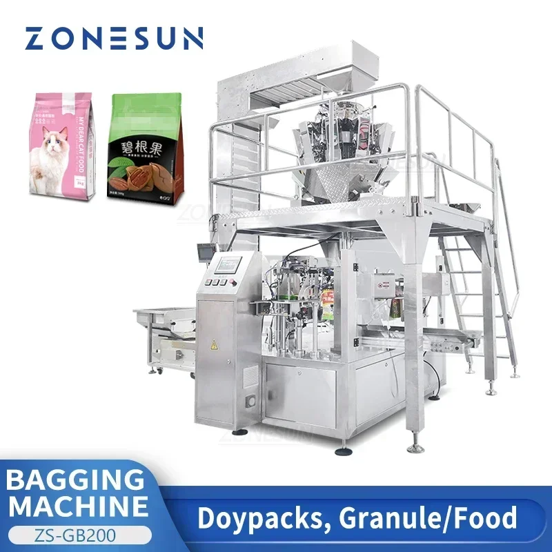 ZONESUN ZS-GB200 Automatic Gra - огляд і ціна Food Snacks Packets