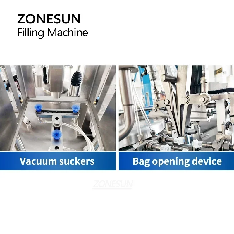 ZONESUN ZS-GB200 Automatic Gra - огляд і ціна Food Snacks Packets