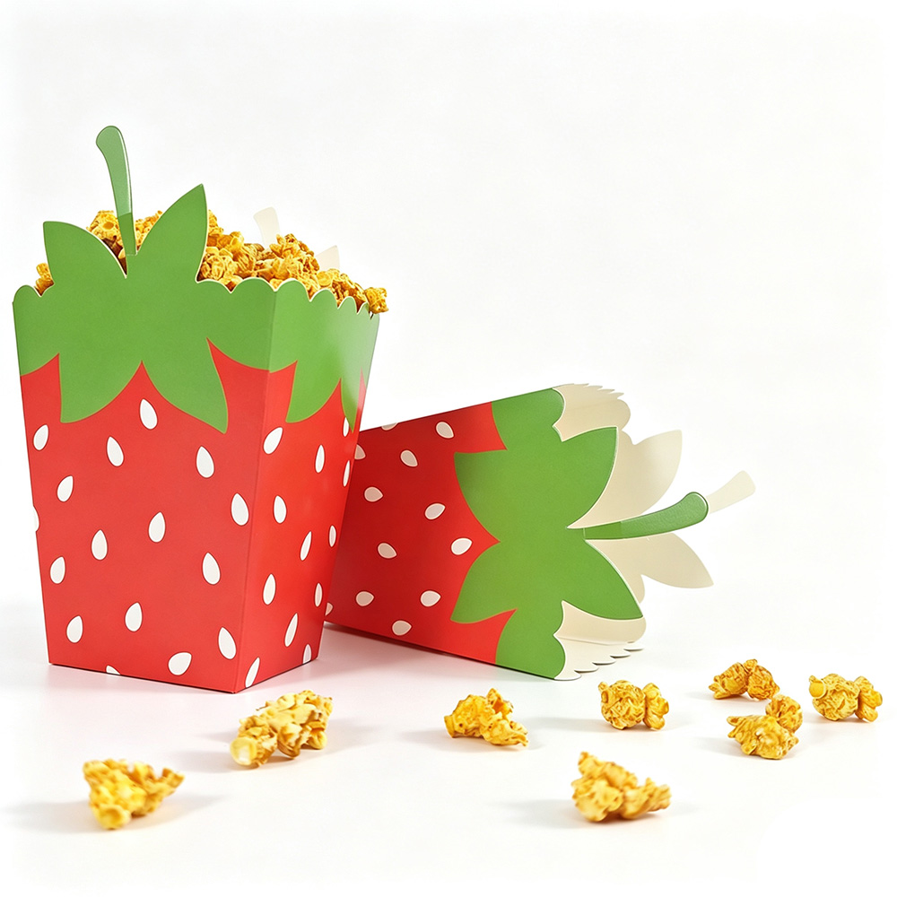 Strawberry Disposable Food Tra - огляд і ціна Food Snacks For Baby Shower
