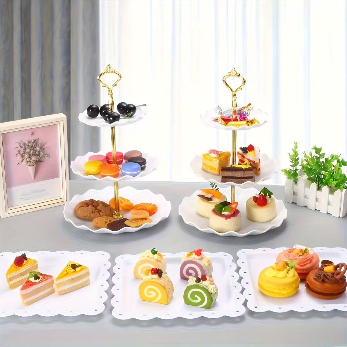1/3/4/5PCS Decorative Food Tra - огляд і ціна Food Snacks For Baby Shower