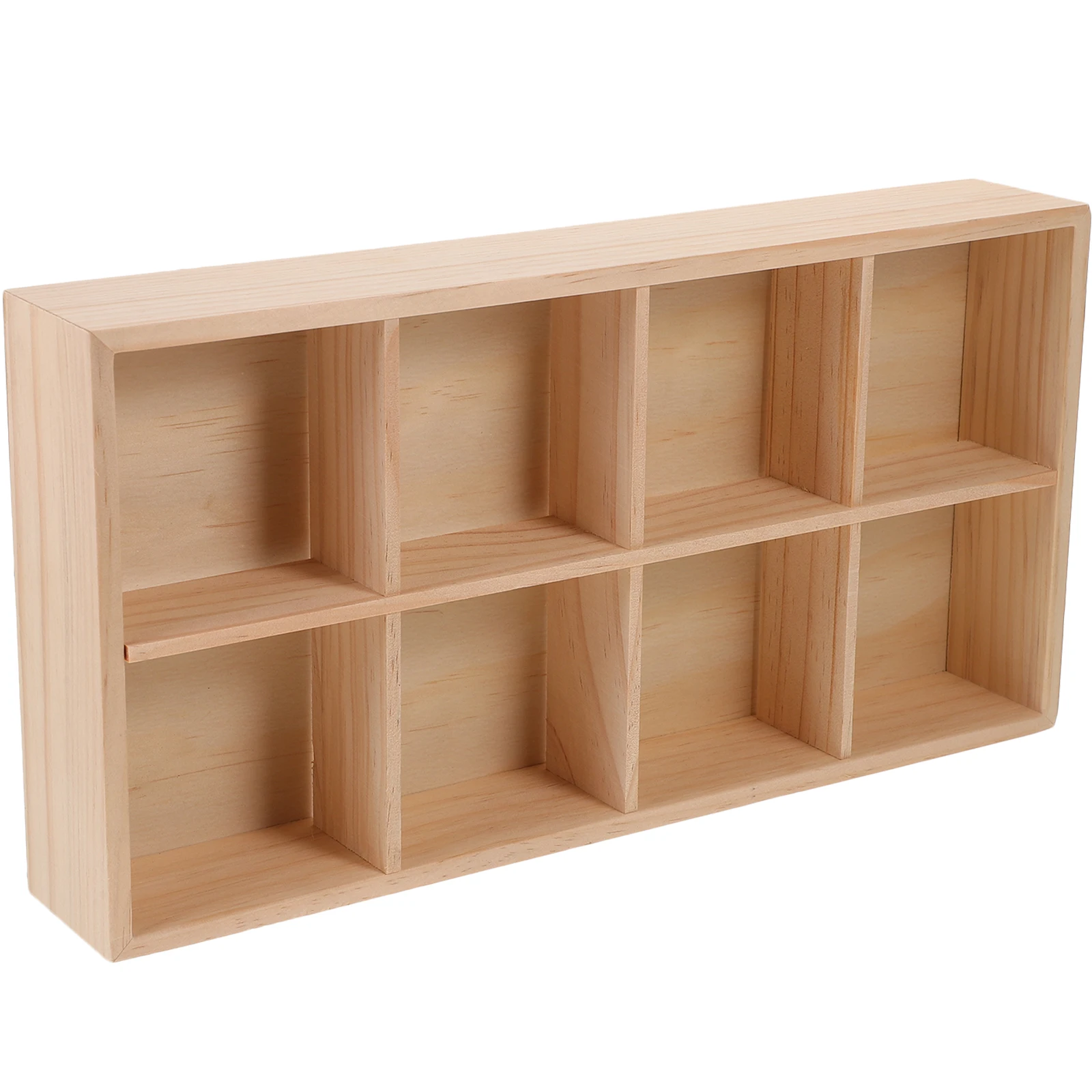 1pc Wooden Divided Storage Box - огляд і ціна Food Snacks Packets