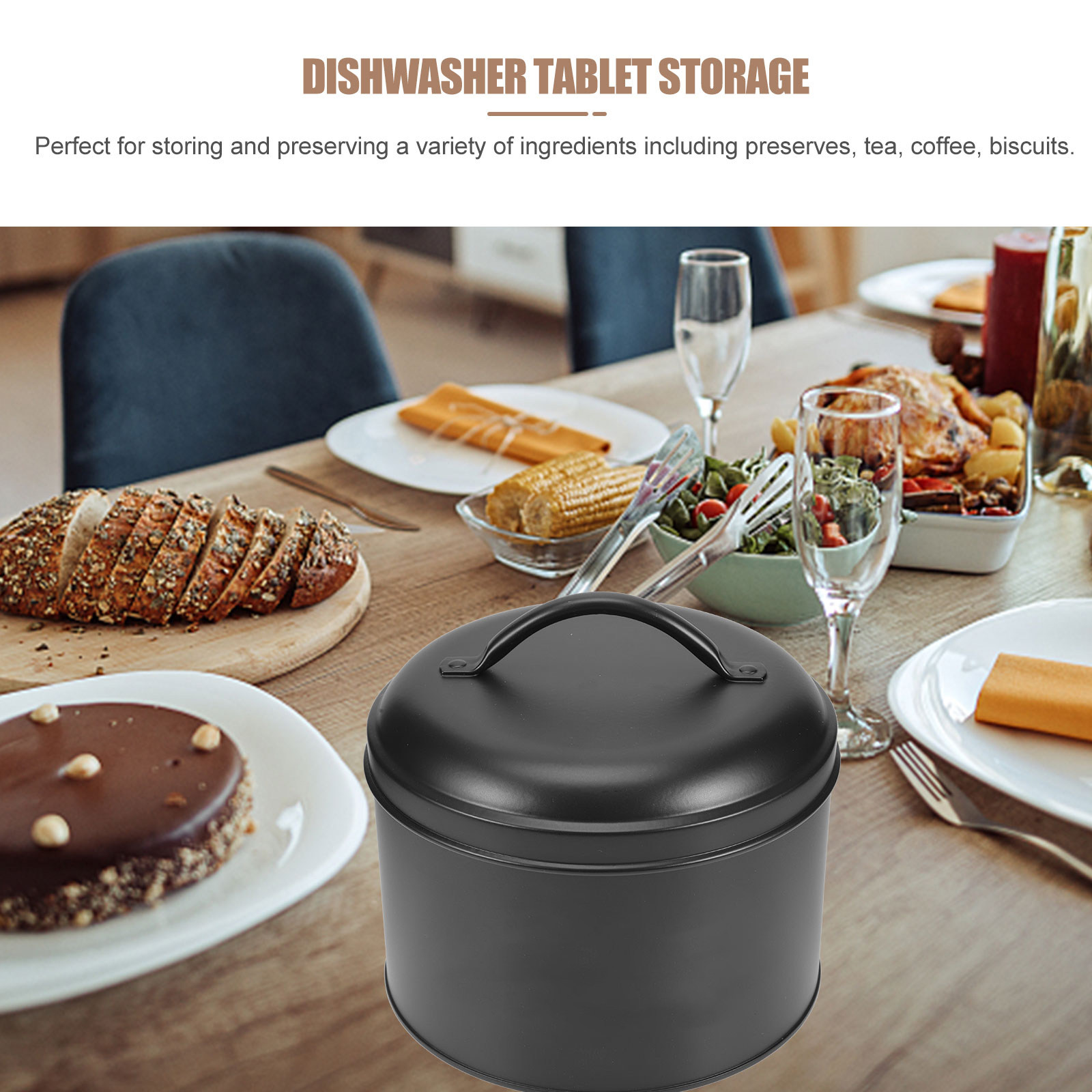 Metal Food Storage Jar Airtigh - огляд і ціна Dry Food Snacks