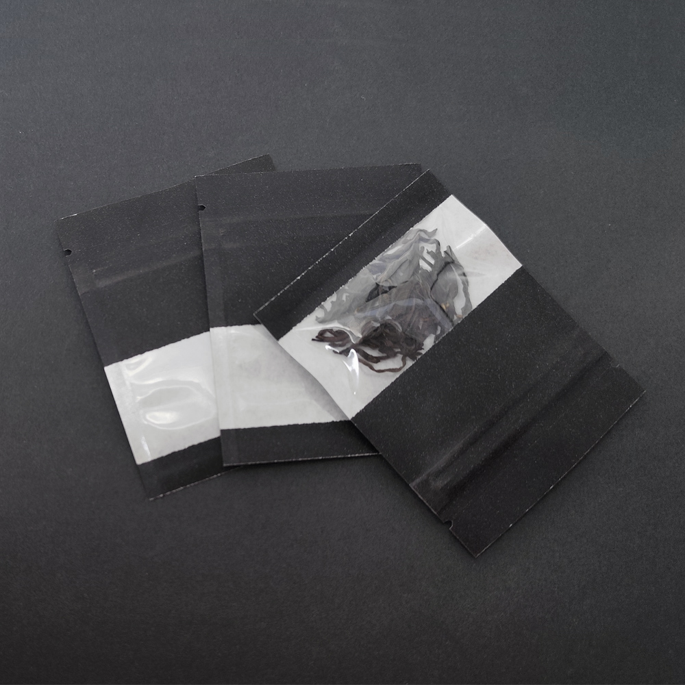 100pcs Black Reclosable Kraft  - огляд і ціна Food Snacks Packets