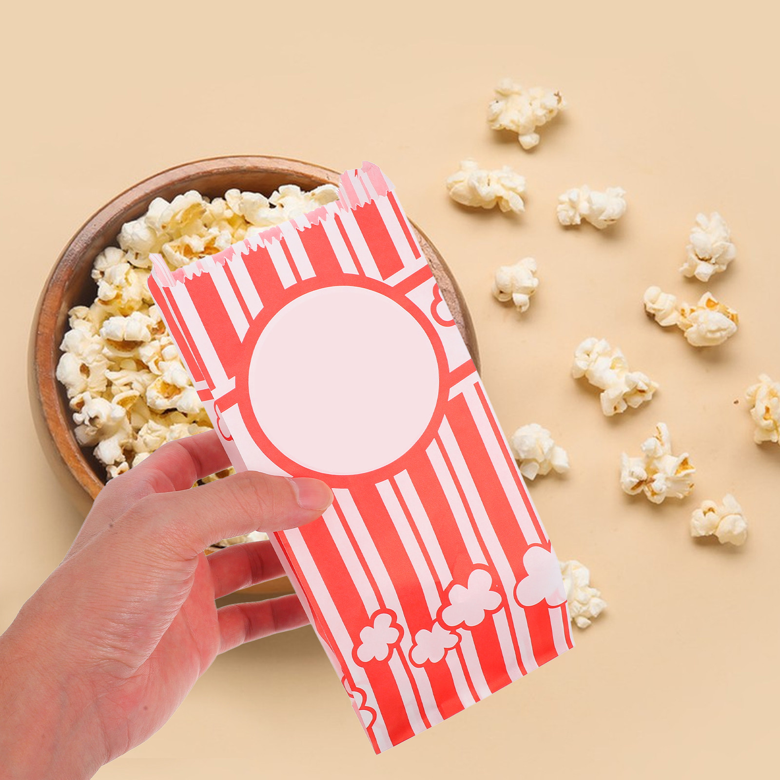 30Pcs Greaseproof Popcorn Bags - огляд і ціна Snacks Food Usa